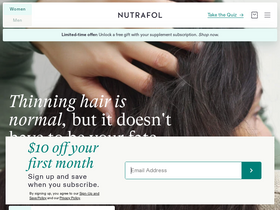 'nutrafol.com' screenshot