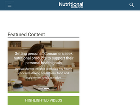 'nutritionaloutlook.com' screenshot