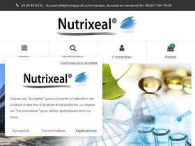 'nutrixeal.fr' screenshot