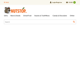 'nutstop.com' screenshot