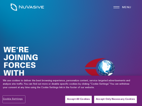 'nuvasive.com' screenshot