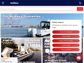 'nuwavemarine.com' screenshot