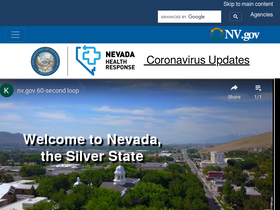 'nv.gov' screenshot