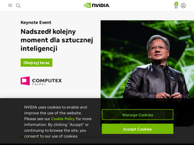 'nvidia.pl' screenshot