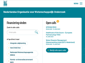 'nwo.nl' screenshot