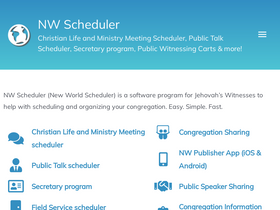 'nwscheduler.com' screenshot