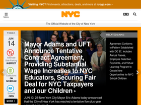 'accounts-nonprd.nyc.gov' screenshot