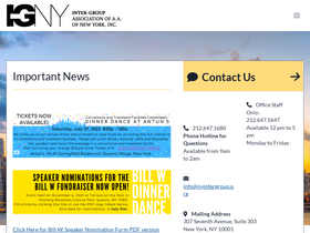 'nyintergroup.org' screenshot