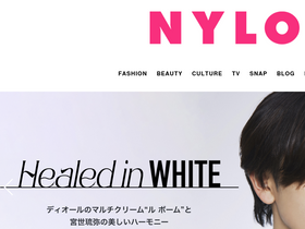 'nylon.jp' screenshot