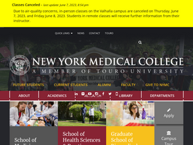 'nymc.edu' screenshot