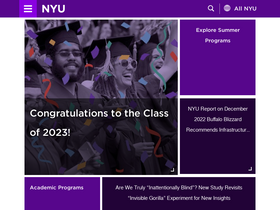 'nyu.edu' screenshot