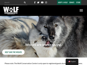 'nywolf.org' screenshot