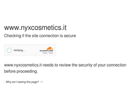 'nyxcosmetics.it' screenshot