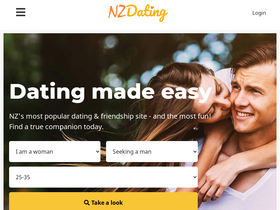'nzdating.com' screenshot