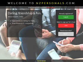 'nzpersonals.com' screenshot