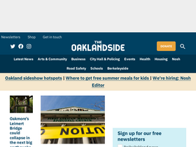 'oaklandside.org' screenshot