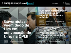 'oantagonista.com' screenshot