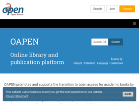 'oapen.org' screenshot