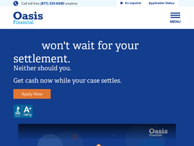 'oasisfinancial.com' screenshot