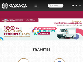 'oaxaca.gob.mx' screenshot