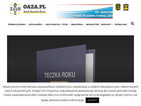 'oaza.pl' screenshot