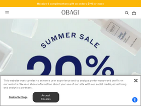 'obagi.com' screenshot