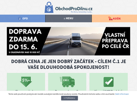 'obchodprodilnu.cz' screenshot