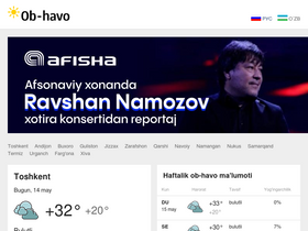 'obhavo.uz' screenshot