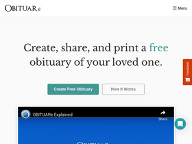 'obituare.com' screenshot