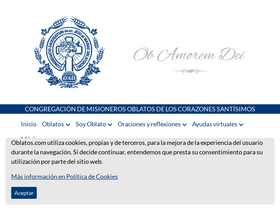 'oblatos.com' screenshot