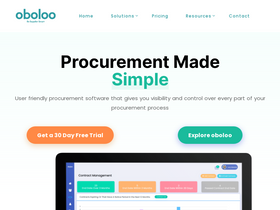 'oboloo.com' screenshot