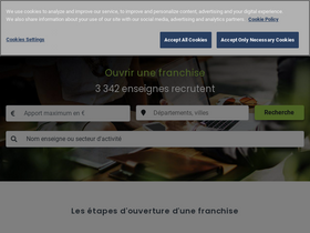 'observatoiredelafranchise.fr' screenshot