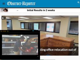 'observer-reporter.com' screenshot