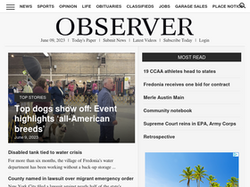 'observertoday.com' screenshot
