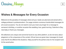 'occasionsmessages.com' screenshot