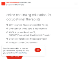 'occupationaltherapy.com' screenshot