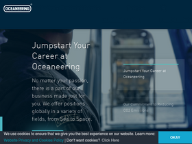 'oceaneering.com' screenshot