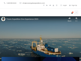 'oceangateexpeditions.com' screenshot