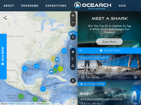 'ocearch.org' screenshot