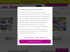 'ociostock.com' screenshot