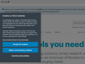 'oclc.org' screenshot