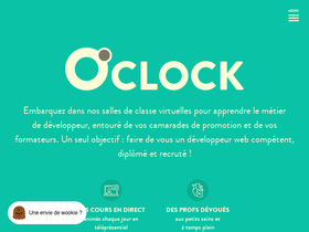 'oclock.io' screenshot
