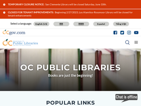 'ocpl.org' screenshot