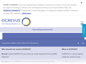'ocrevus.com' screenshot