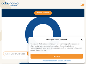 'octapharmaplasma.com' screenshot