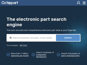 'octopart.com' screenshot