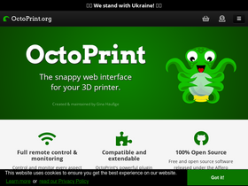 'octoprint.org' screenshot