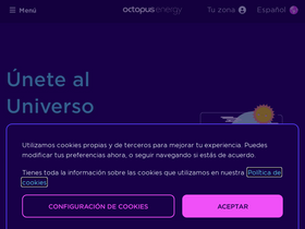 'octopusenergy.es' screenshot