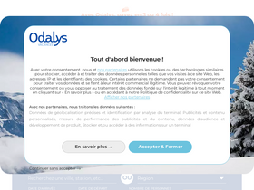 'odalys-vacances.com' screenshot