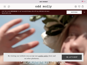 'oddmolly.com' screenshot